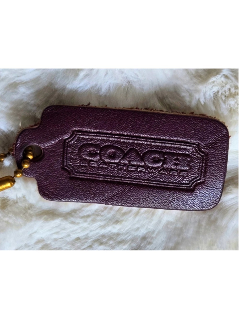 Vintage Coach Dinky Burgandy Leather Crossbody Bag - Picture 4 of 13